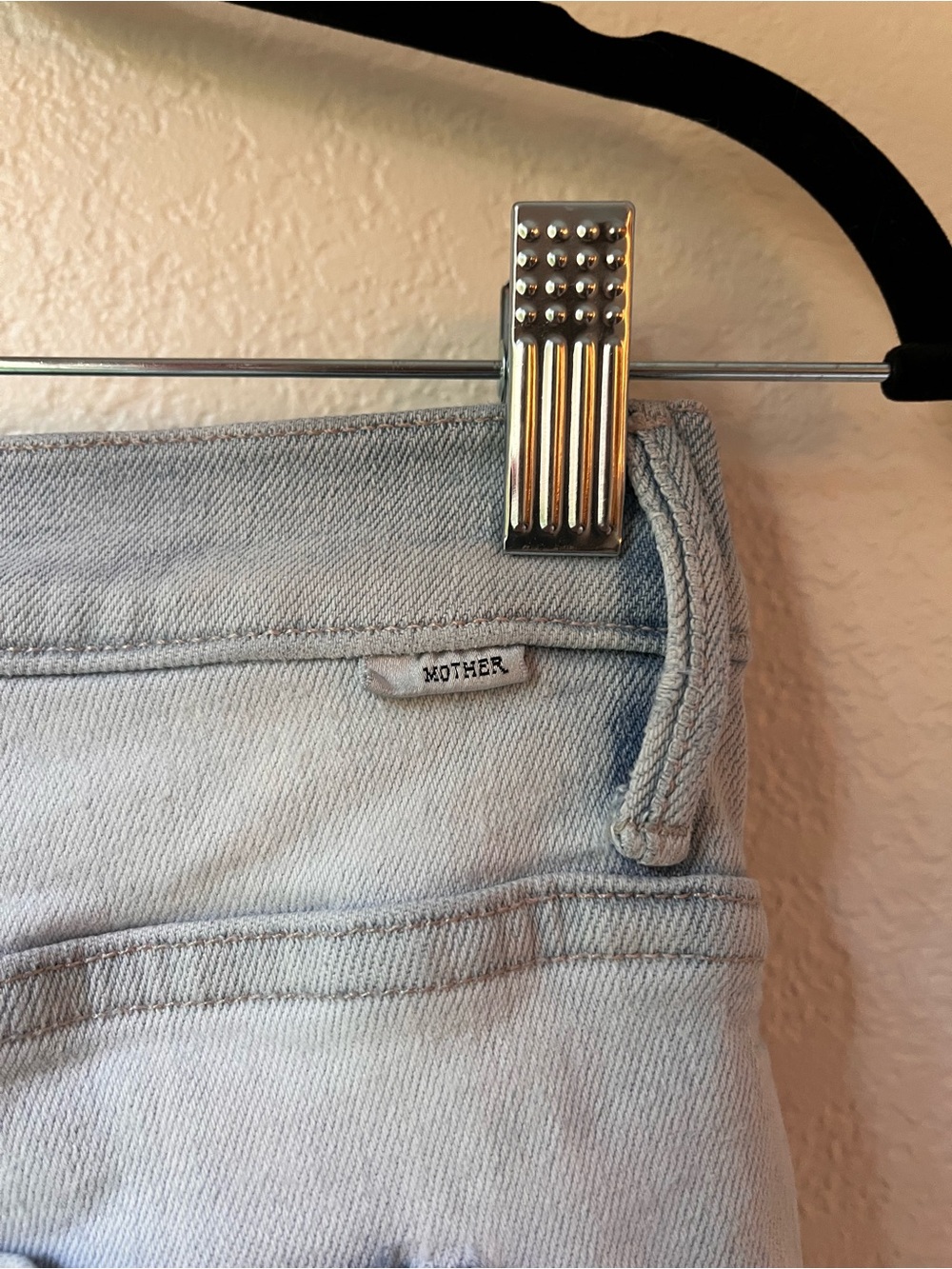 MOTHER Light Wash Denim Jeans